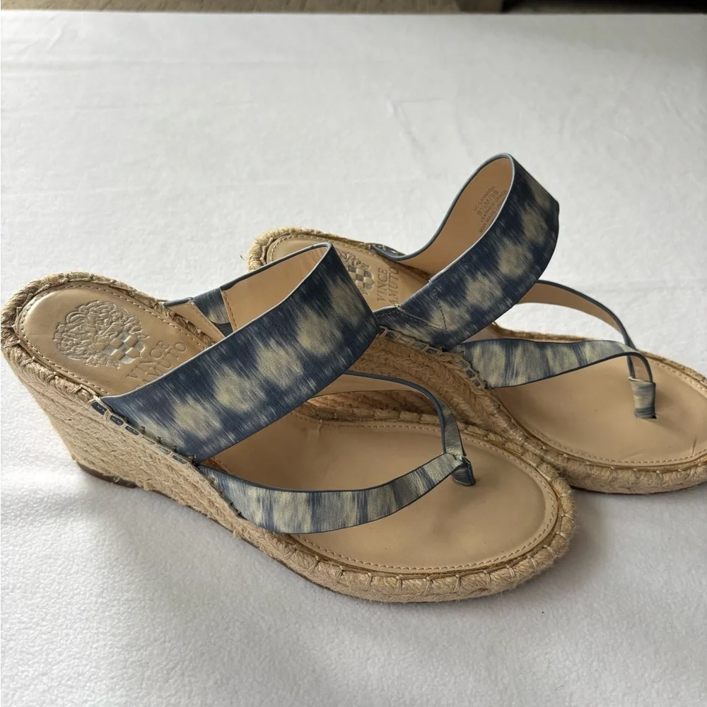 Vince Camuto Tie-Dye Espadrille Sandals sz 8.5 / 39
